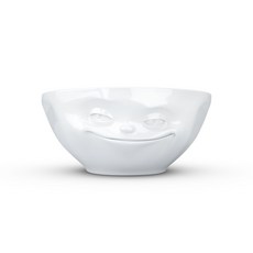 타쎈 GRINNING 도자기 볼 350ml, 화이트, 1개