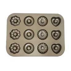 好的菊花形甜甜圈鬆餅鍋 4 種 12 件, 1個