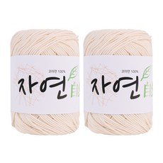 棉質針織毛線, 1902 乳白色, 2捲