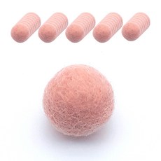 블뤼엔 모직 폼폼이, 연살구, 40개