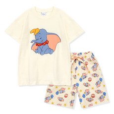 小兔子孩童夏季可愛小飛象睡衣套裝