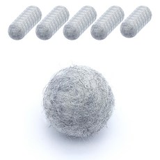 블뤼엔 모직 폼폼이, 그레이, 40개