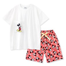 Little Rabbit兒童款夏季口袋米奇睡衣套裝