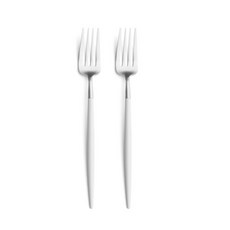 큐티폴 고아 디저트 포크, 화이트, 2개