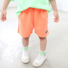 초코몽 아동용 통기성 네온 반바지