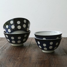 陶瓷碗 4入組, 混色, 飯碗 2入+大碗 2入