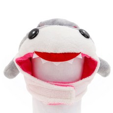 딩동펫 반려동물 귀염뽀짝 동물모자, 아기상어, 1개