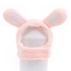 DING DONG PET 寵物可愛動物帽 M, 粉紅兔兔, 1個