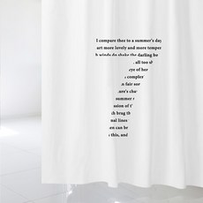 樹叢浴簾 Lucky Seven S 1520 x 1880 mm + 不鏽鋼掛環組, 1套