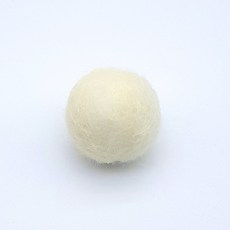 블뤼엔 모직 폼폼이, 아이보리, 40개