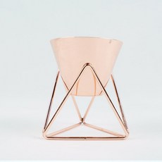 Decocomani 鐵架盆栽迷你套組, 玫瑰金（鍍鉻）