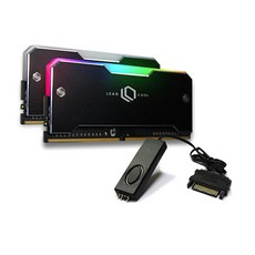 리드쿨 RH-1 ARGB 메모리 방열판 블랙 2p + 컨트롤러 케이블 세트, 1세트