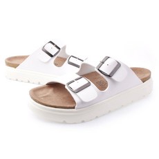 WALK SENSE 男士的納蘇州舒適軟木拖鞋, 白色的, 260