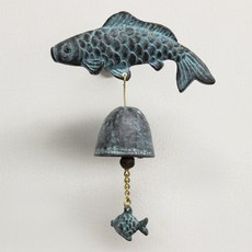 銅製鯉魚1顆鈴鐺, 對