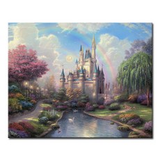 ADICO 帆布畫DIY組, 公主宮 L62