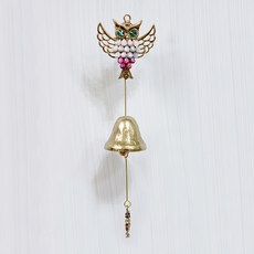 貓頭鷹造型風鈴, 粉色的