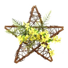 Blur Mart假花壁掛五角形吊飾居家裝飾, TYPE6