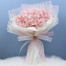 HARUZEST 繡球花花束 可愛, 白色的