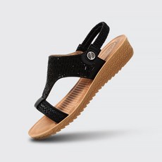 PRO WORLD CUP 女式 Hershey 涼鞋, 黑色, 240