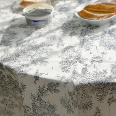 Hansville 法式桌布, 灰色, 120 x 120 cm