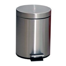 Keepex 腳踏式靜音緩降垃圾桶, 霧面不鏽鋼