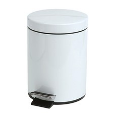 Keepex 腳踏式靜音緩降垃圾桶, 白色