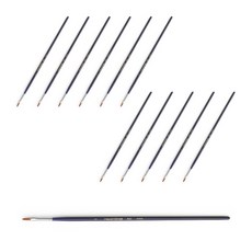 HWAHONG 華虹 油畫與壓克力畫筆 800F, 1號, 12個