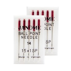 JANOME 車樂美 紅色尖端縫紉針, 2個