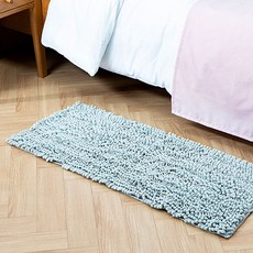 우주리빙 극세사 논슬립 발매트, 2 노멀한 그레이컬러, 40cm X 100cm