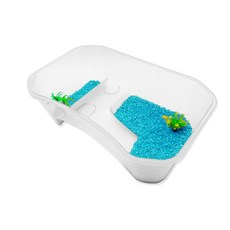 Aquatera 烏龜多功能屋地板魚缸 NX-11 套組, 白色 + 天藍色 + 混合色