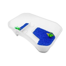 Aquatera 烏龜多功能屋魚缸地板套組 NX-11, 白色 + 藍色 + 混合色