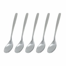 兒童湯匙組, 銀色, 5入