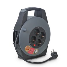 LUG 工業露營用4插輪座式延長線 3200W 15M 1.5SQ, 1個