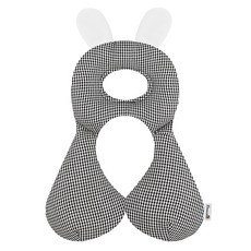 Bonnichon 網布嬰兒睡眠身體枕, French Check Black, 1個