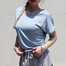 Naya Style女款瑜珈服短袖T恤 A-786-3