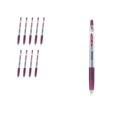 PILOT 百樂 果汁筆 0.7mm LJU-10F, 深紅色, 10個