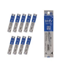 PILOT 百樂 Acroball 油性原子筆筆芯 0.5mm BRFV-10EF, 10個, 藍色