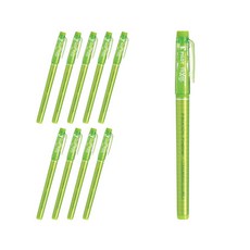 Pilot 百樂 Frixion 魔擦彩色筆 0.45mm SFFL-12F, 淺綠色, 10個