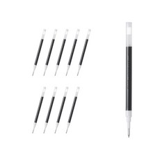 파이롯트 주스 전용 리필심 0.7mm LP2RF-8F, 10개, 블랙