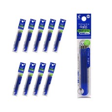 百樂 Frixion 魔擦多色纖細筆專用筆芯 0.5mm 3入 LFBTRF30EF, 藍色, 30個