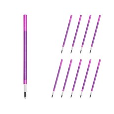 프릭션 다색 슬림펜 전용 리필심 0.38mm LFBTRF12UF, 바이올렛, 10개