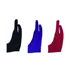 SIGNATURE 平板繪圖美術手套 DG-100 3入, 黑色, 紫色, 紅色