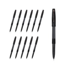 PILOT 百樂 Super Grip G 蓋式油性原子筆 1.6mm BPS-GG-XB, 12個, 黑色