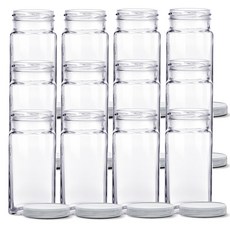mir MIRKOREA PP蓋 W 果醬瓶 香草 方形 螺旋蓋 250, 250ml, 12個