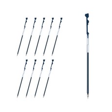 PILOT 百樂 Coleto 替換筆芯 0.4mm LHKRF-10C, 藍黑色, 10個