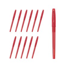 PILOT 百樂 Super Grip G 帶蓋油性原子筆 1.0mm BPS-GG-M, 紅色, 12個