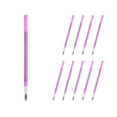 프릭션 다색 슬림펜 전용 리필심 0.38mm LFBTRF12UF, 퍼플, 10개