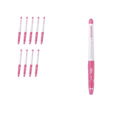 PILOT 百樂 FRIXION 彩色水性筆 0.6mm SFC-10M, 粉紅色, 10個