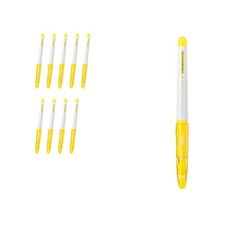 百樂 Frixion Color 可擦式水性筆 0.6mm SFC-10M, 黃色, 10個