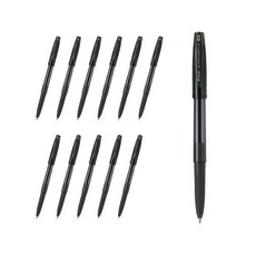 PILOT 百樂 Super Grip G 帶蓋油性原子筆 1.0mm BPS-GG, B(黑色), 12個